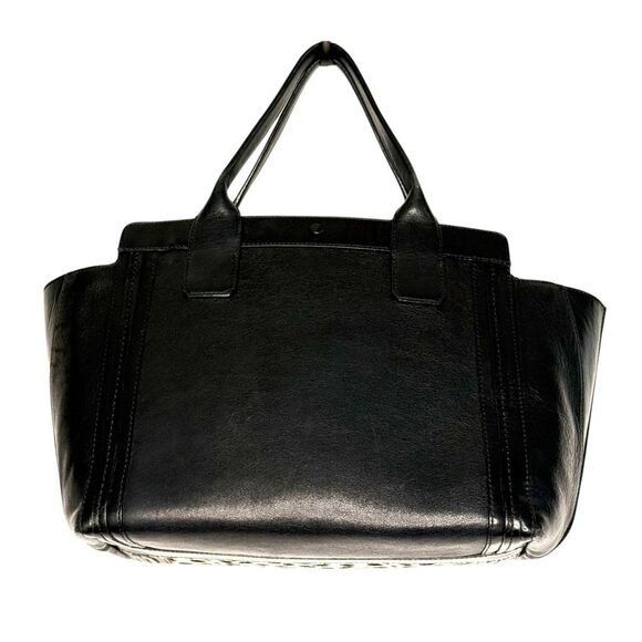 Chloé Alison East-West Tote – Pony Hair & Black Leather – Cream/Black - Picture 2 of 13